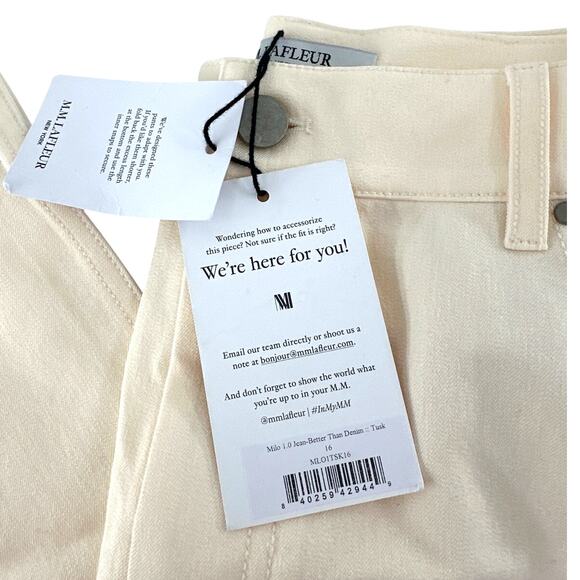 MM. LaFleur Women's Tusk The Milo Wide-Leg Jean Size 16 - Picture 3 of 11